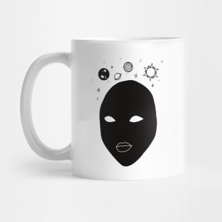 head in space Mug